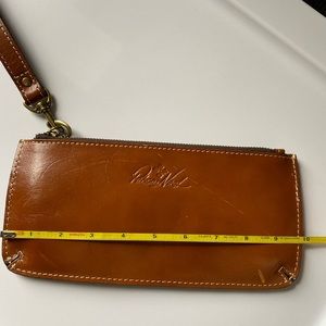 Patricia Nash leather wristlet
